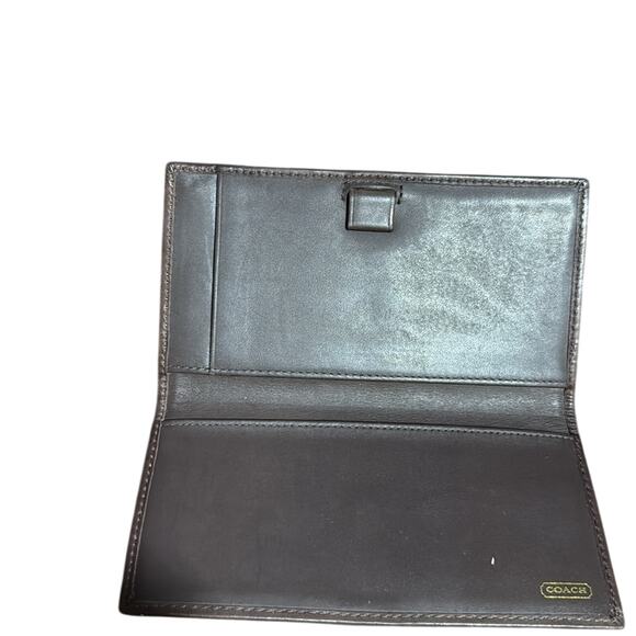 Coach B Leather Legacy Hampton SignatureI C Trifold Wallet & Checkbook Holder - Picture 3 of 6
